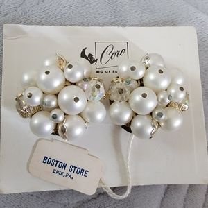 Vintage 1950s Faux Pearl Earrings, Bundle 3/$18, 4/$20
